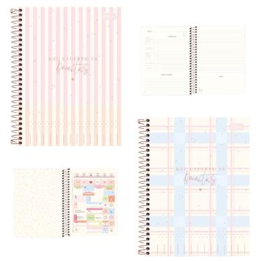 Imagem de Caderno Espiral de Receitas Colegial Soho 80 Folhas 90g Capa Dura Tilibra