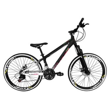 Imagem de Bicicleta Aro 26 Vikingx Tuff 21v Alumínio X44 Freeride DH Rodas Vmaxx Freio a Disco-Unissex