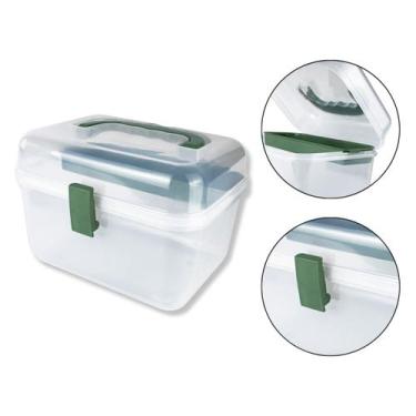 Imagem de Maleta Pequena Organizadora Estojo Removível Manicure Make - Arte Sedu