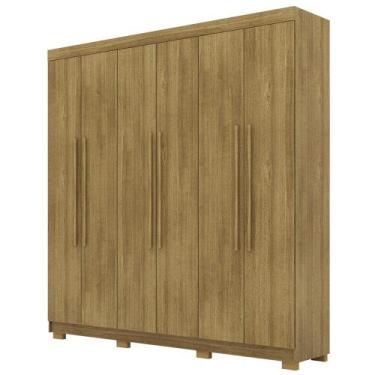 Imagem de Guarda Roupa Casal 218cm 6 Portas Elegance Nature - Vila Rica, Nature,