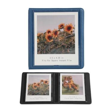 Imagem de GOLDBARLEY Pequeno álbum de fotos Polaroid para fotos instantâneas Polaroid Now, i-Type, 600 e SX-70, comporta 32 bolsos Fujifilm Instax Wide 400/300 filme quadrado.