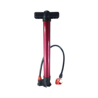Imagem de Bomba De Ar Manual Multiuso Inflar Boia Piscina Pneu 30cm - Wellmix