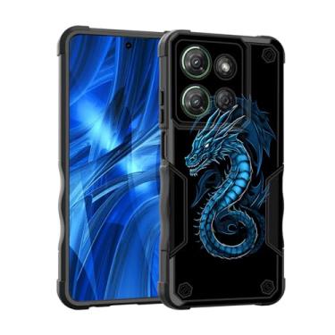 Imagem de EFGWSDER Capa para Moto G Power 5G 2025, [camada dupla] [proteção contra quedas de grau militar de 3,5 metros] Capa resistente à prova de choque para Motorola Moto G Power 5G 2025 6,8 polegadas