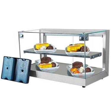 Imagem de B-VFD62 Vitrine fria Beta 62cm Prata Dupla - Com 12 Gelo-X - Bivolt - 