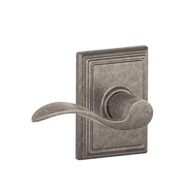 Imagem de Schlage Lock Company Addison Trim com destaque para salão e alavanca de armário, níquel envelhecido (F10 ACC 621 ADD)