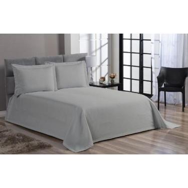 Imagem de Cobre Leito Colcha Piquet Liso Solteiro 2 Peçs Preço Atacado - LM Deto