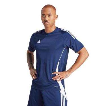 Imagem de Camiseta Adidas Tiro 24 Masculina - Marinho 2GG-Masculino