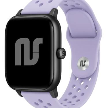 Imagem de Nandos-Store Pulseira NSmart compatível com Amazfit GTR 42MM / GTS/GTS 2 / GTS 2e / GTS 2 mini/GTS 3 (Lilás NK)
