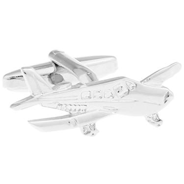 Imagem de Abotoaduras de avião Cessna Aviation Dad Presente chique de casamento