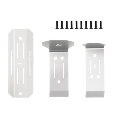 Imagem de NMNRC 45# Steel Chassis Skid Plate Portector Defend for 1/16 Mini Maxx Minimaxx 4WD RTR RC Car Upgrades Part