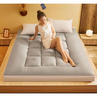 Imagem de Colchão Futon Colchão Respirável Grosso Acolchoado Colchão De Chão Japonês Acolchoado Colchão De Cama Topper Para Casa Hotel Cama Camping Couch,002, 1, 180 * 200 * 8CM