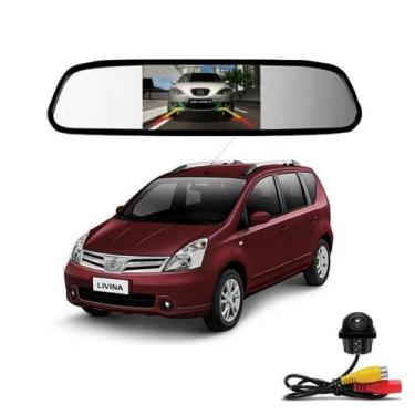 Imagem de Camera De Re Tartaruga Retrovisor Com Tela Livina - Importado