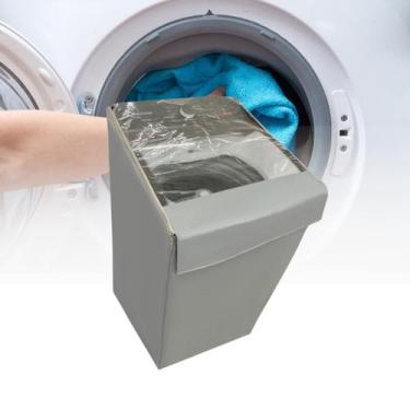 Imagem de Capa para máquina de lavar brastemp 18kg bwf transparente - Clean Capa