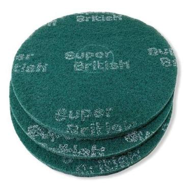 Imagem de Kit C/3 Disco Limpador Verde Plus Enceradeira 510mm British