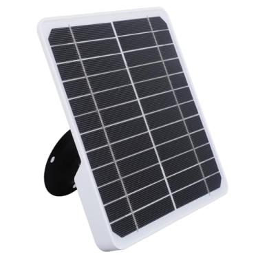 Imagem de Painéis Solares YINHING para Câmera DE Segurança, CARREGE DE PAINEL SOLAR MONOCRYSTALINE DE MARALHA IP68 20W Com Cabo DE Carregamento DE 9,8 Pés para Câmera Recarregável Ao Ar