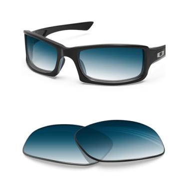 Imagem de Lentes de reposição polarizadas antissal BlazerBuck para Oakley Fives Squared, Blue Gradient Polarized, 0