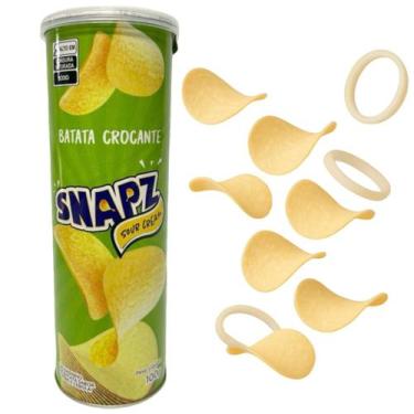 Imagem de Batata Chips Snapz Creme e Cebola Tubo 100g