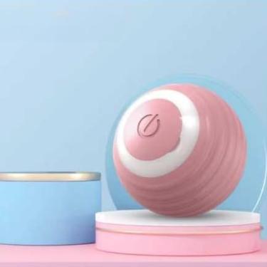 Imagem de Brinquedo Elétrico Automático Rotação Interessante Gatinho Cão para treinamento de gatos auto-move (Rosa,2UNI)