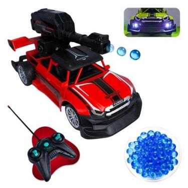 Imagem de Carro Controle Remoto escala 1,20 Atira bolinhas de Gel E Acende Farol