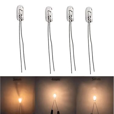 Imagem de 3 Lâmpada 3mm Halogena Original Comando De Ar Honda City Fit - NoBrand