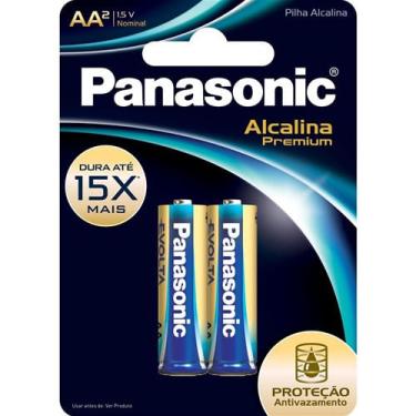 Imagem de Pilha Alcalina Panasonic Premium Aa Embalagem 2 Un
