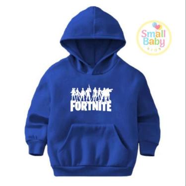 Imagem de Moletom Infantil / Juvenil / Unissex Fortnite - Core Base, Azul, 8