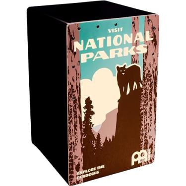 Imagem de Meinl Percussion Backbeat Bass Cajon Box Drum com orifício de som portado e cordas ajustáveis para efeito de caixa — NÃO fabricado na China — para música acústica, garantia de 2 anos (BBCAJNP)