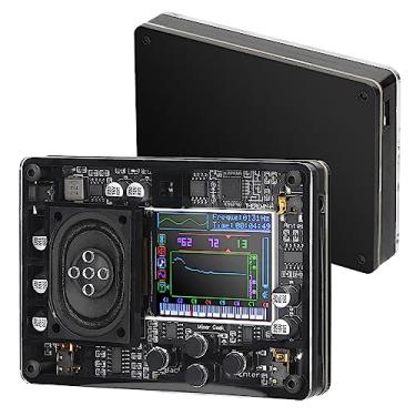 Imagem de KKnoon Módulo musical vintage Theremin de áudio tipo C Mini instrumento eletrônico engenhoso várias vozes ajustáveis com tela colorida presente