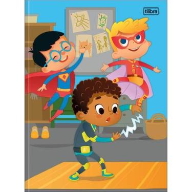 Imagem de Caderno Brochura Capa Dura Sapeca Masculino 96 Folhas Tilibra, 3