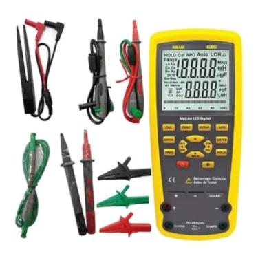 Imagem de Medidor LCR com Display Duplo LCD para Medição de Resistência Capacitância Indutância Ref. 21N056 Hikari HX-120