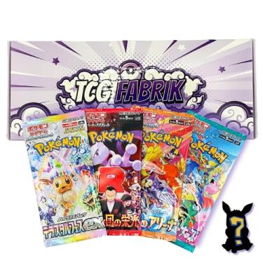 Imagem de Japanese Packs for Pokemon Bundle Authentic Factory Sealed Booster Packs (4 Packs in Total) ((1X Terastal Festival 1X Battle Partners 1X Heat Wave 1X Team Rocket (4 Packs / 25 Cards in Total))