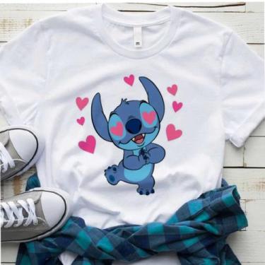 Imagem de T'Shirt Camiseta Feminino Infantil Stitch Desenho - 07 - MAHALO CAMISE
