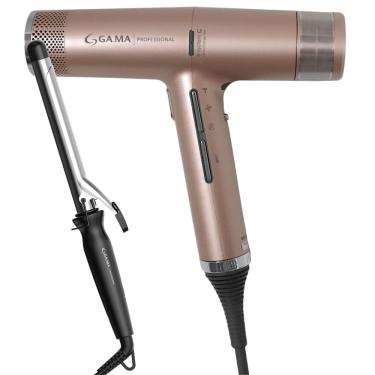 Imagem de Kit Secador iQ3 Rose e Modelador Salon Curl 25mm