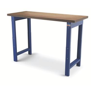 Imagem de Bancada Aberta com Pernas Reguláveis Tramontina PRO Azul