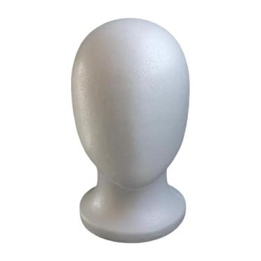 Imagem de MotiveTech Suporte de espuma para perucas, faixas de cabelo para casa, máscara, manequim, cabeça para apliques, bonés, penteados