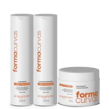 Imagem de Kit Shampoo, Condicionador e Máscara Formas e Curvas | Acquaflora
