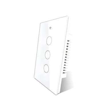 Imagem de ZINDRA Interruptor De Luz Wi-Fi - 2,4 Ghz Inteligente Com Alexa E Google Assistant, Pólo Único, Controle Remoto, Fio Neutro Programado Necessário
