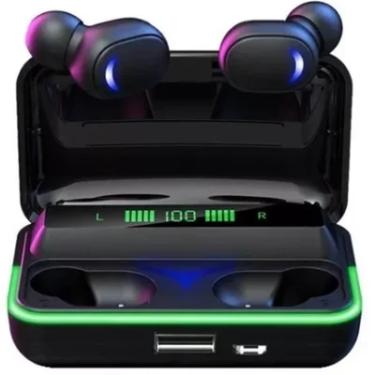 Imagem de Fone De Ouvido Tws Bluetooth 5.1, Prova Dágua, Cor Preto