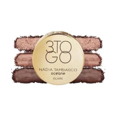 Imagem de Paleta Sombras Nádia Tambasco Trio To Go Glare Océane 7,8G