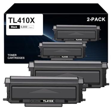 Imagem de BooRuuTee Cartucho De Toner Preto De Alto Rendimento Tl410 Tl410X Para Substituição Para Impressora Pantum Tl-410 Tl-410X Para P3010 P3300 M6800 M7100 M7200, 6.000 Páginas Por, Pacote Com 2
