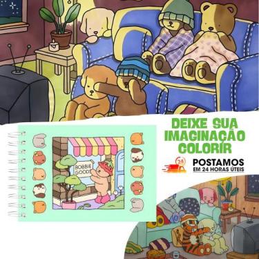 Imagem de Livro de Colorir Bobbie Goods Capa Dura 50 Folhas Caderno de Desenho P