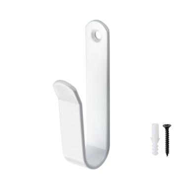 Imagem de Eagles Clipes de montagem na parede de snowboard, suporte horizontal para snowboard / armazenamento/exibição para pranchas de surf, skis, casa, garagem (126-branco-1 pacote)