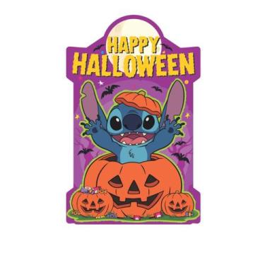 Imagem de Enfeite Painel Decoração Stitch Happy Halloween Disney - piffer