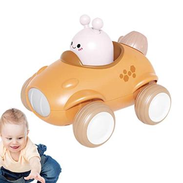 Imagem de Empurre os melhores carros,inércia animal | Função luz e som Inércia Press Forward Cars Vehicle Toys For Toddler Entertainment Generic