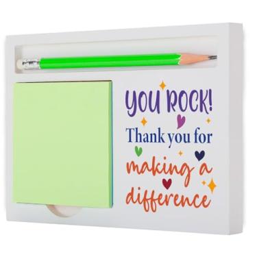 Imagem de You Rock Presente inspirador de agradecimento para colega de trabalho, professor, enfermeira voluntária, organizador de mesa de agradecimento para fazer a diferença, Goodbye Retirement Office