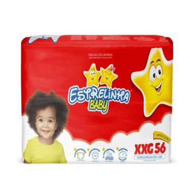 Imagem de Fralda Estrelinha Hiper XXG com 56 Unidades