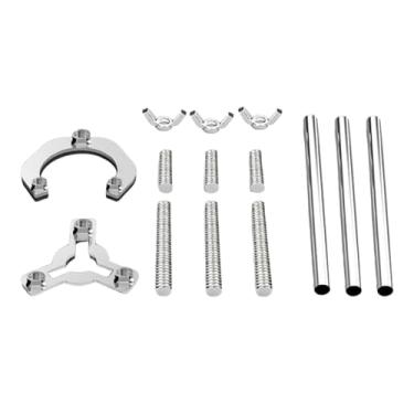 Imagem de Fenteer Suporte de pia embutido, acessórios de prateleira, pernas de suporte resistentes, de reparo para decoração de casa, cozinha,