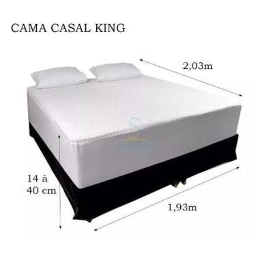 Imagem de Capa Protetora para Colchão de Casal King Anti Alérgico Anti Ácaro - Q