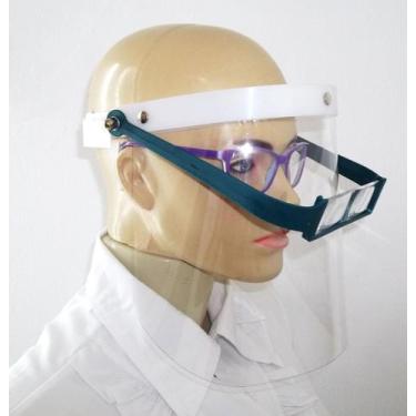 Imagem de Lupa De Cabeça Tk 600 + Protetor Facial - BR VISOR