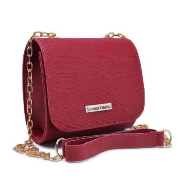 Imagem de Bolsa Alça Transversal Femenina - zbolsas, Vermelho